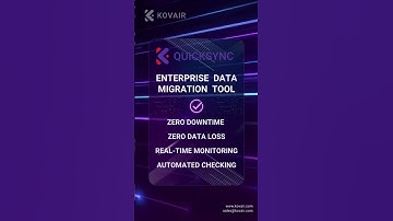 Kovair QuickSync - An Enterpriser Data Migration Tool for Secure and Error Free Solutions