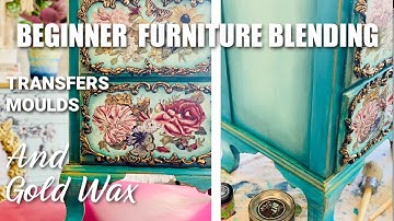 Furniture Paint Blending for beginners, the most detailed video on the planet (& how I find inspo)