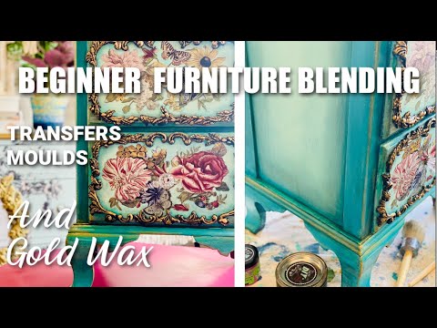 Furniture Paint Blending for beginners, the most detailed video on the planet (& how I find inspo)