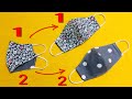 How to sew double-sided masks with filter pocket/Cách may khẩu trang 2 mặt dễ nhất!/両面マスクを作成する最も簡単な方