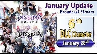 6th DLC Character / January Update Stream - Dissidia Final Fantasy NT / Arcade