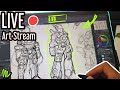 [L I V E] Draw along! How to Design Characters Pt 2!⚡☕