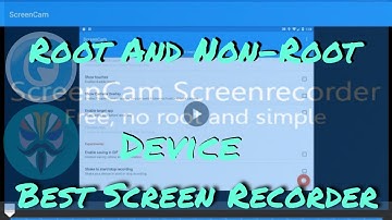 Non Root And Root Device Best Screen Recorder | All Game Recording | Intarnal Audio(Root) Screen Cam