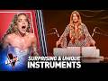 Most Unique Instruments in the Blind Auditions of The Voice | Top 10