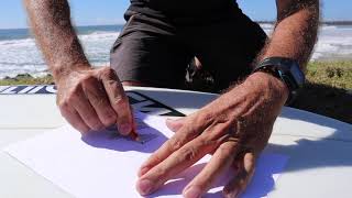 Surfboard Painting - How To Transfer An Image To Surfboard With This Special Technique