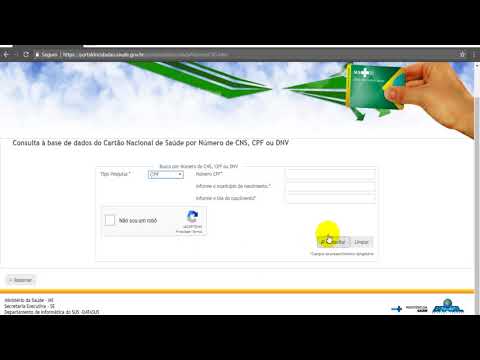 Cartao SUS - Segunda Via, Cadastro e Consulta