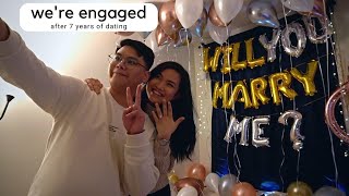 WE'RE ENGAGED | How I proposed to Bea in Canada | Wedding proposal in Canada