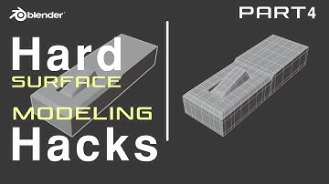 Blender Hard Surface Modeling Hacks | Part 4 | Blender Tutorial