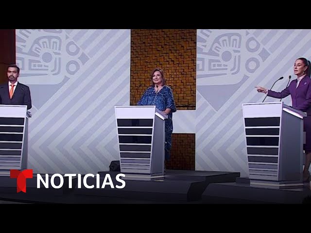 Tres minutos que definen las propuestas de los candidatos mexicanos en su último debate presidencial