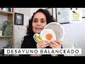 Como elaborar un desayuno balanceado y porcionado #anutricional #desayuno #bajardepeso