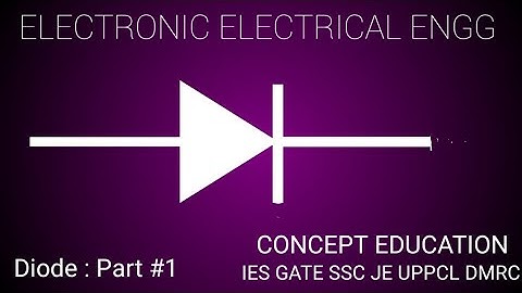 ELECTRONICS : DIODE #1, DEPLETION REGION,P-N JUNCTION for Gate,IES,DMRC,SSC-JE,UPPCL,AE,RRB.