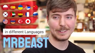 MrBeast in different languages meme