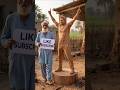 Shahid Afridi Wooden Statue Making | Boom Boom Afridi Wood Art #ShahidAfridi #Woodworking #DIYWood