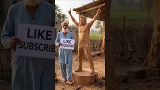 Shahid Afridi Wooden Statue Making | Boom Boom Afridi Wood Art #ShahidAfridi #Woodworking #DIYWood