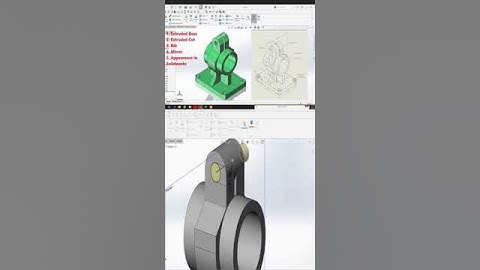 Solidworks  3D model Tutorial for beginners. #solidworks #shorts