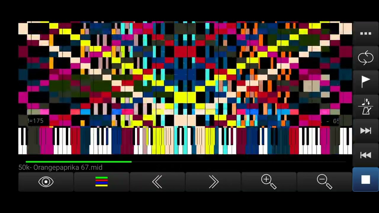 (Black MIDI) 50K Subs special by Orange paprika 5M Notes