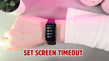 Xiaomi Smart Band 8 Active: How to Adjust Screen Timeout Settings