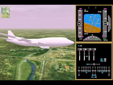 B747 SBB Controller with vertical tail loss (with differential thrust)
