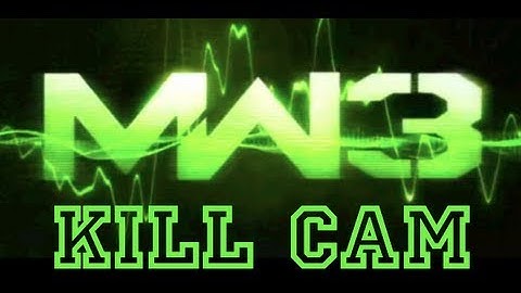 BEST MW3 KILLCAM GAMEPLAY - FIRST EVER