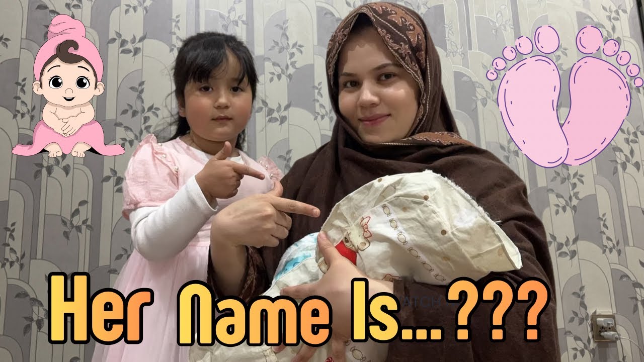 HER NAME IS…??? 🤔 || BABY NAME REVEAL || FAMILY VLOG✌️