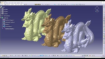 Stanford dragon - Define a Solid Body in #catiav5