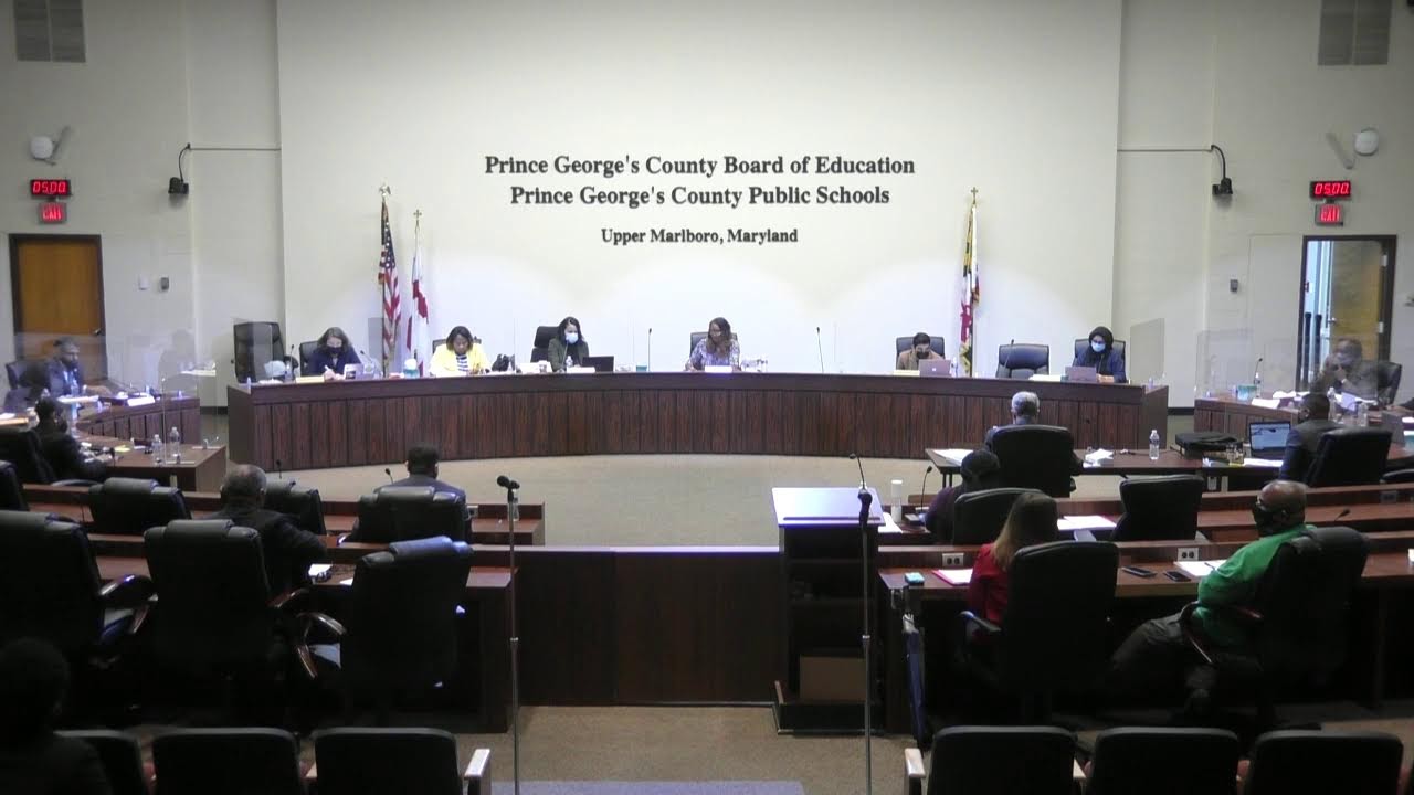 Prince County Board of Education Meeting 11/18/2021 YouTube