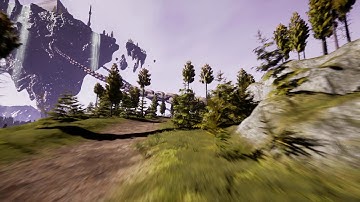 floating islands Unreal Engine 4