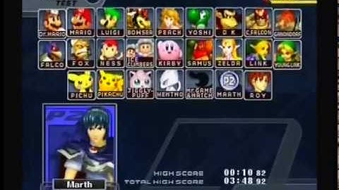 Marth Target Test/BtT in 10,82