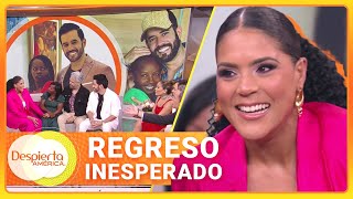 Francisca llegó con una sorpresa y habló de sus dos hijos | Despierta América | Hoy | 23 de abr