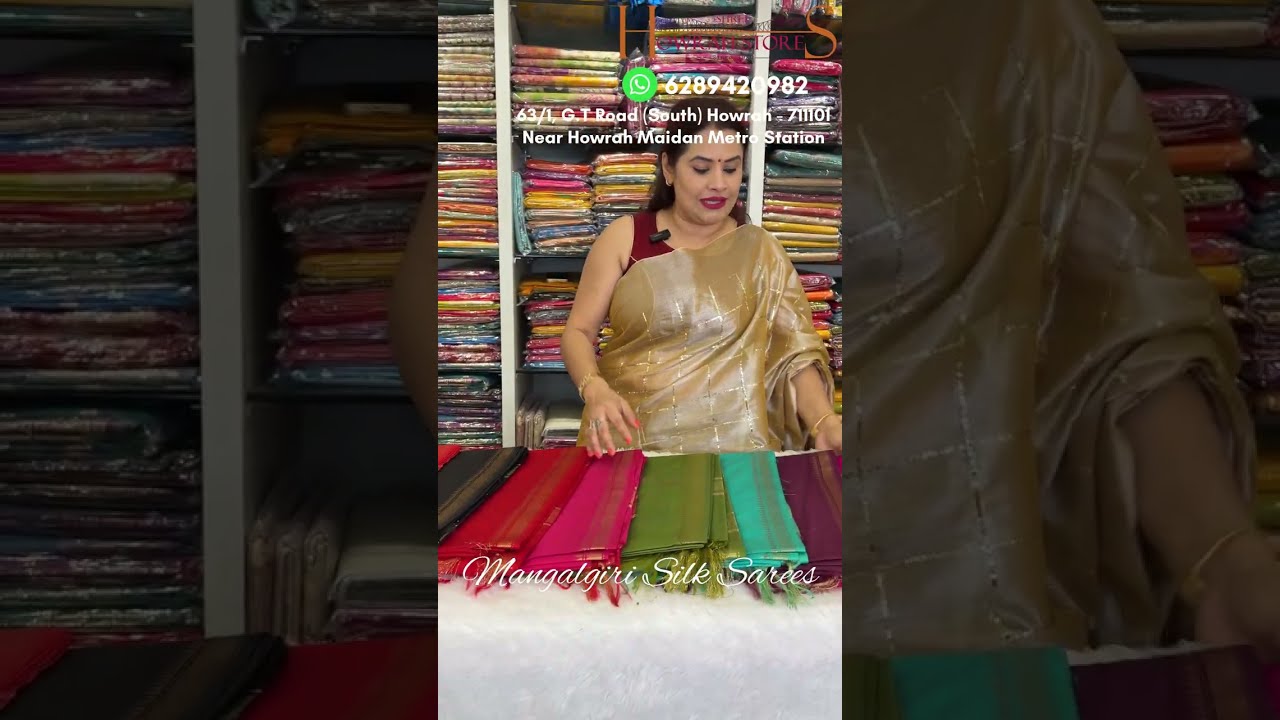 ✨ Mangalgiri Silk Sarees – Simple Elegance, Timeless Tradition ✨ | #saree