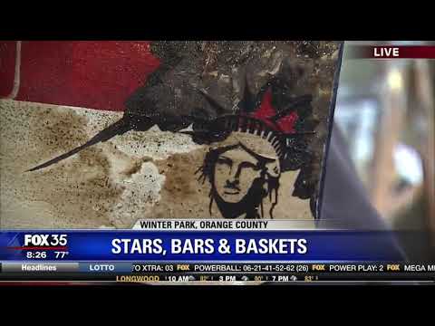 David Does It: Stars, Bars, and Baskets newspaper mockup