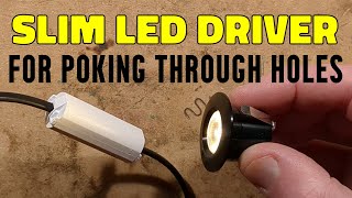 Very Slim Mains Led Driver For Tiny Downlights