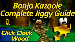 How to Collect all Jiggies in Click Clock Wood - Banjo Kazooie Complete Jiggy Guide