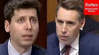 'Should We Be Concerned?': Josh Hawley Asks OpenAI Head About AI's Effect On Elections