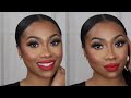 EASY SULTRY EYES + RED LIPS | Holiday Makeup Tutorial