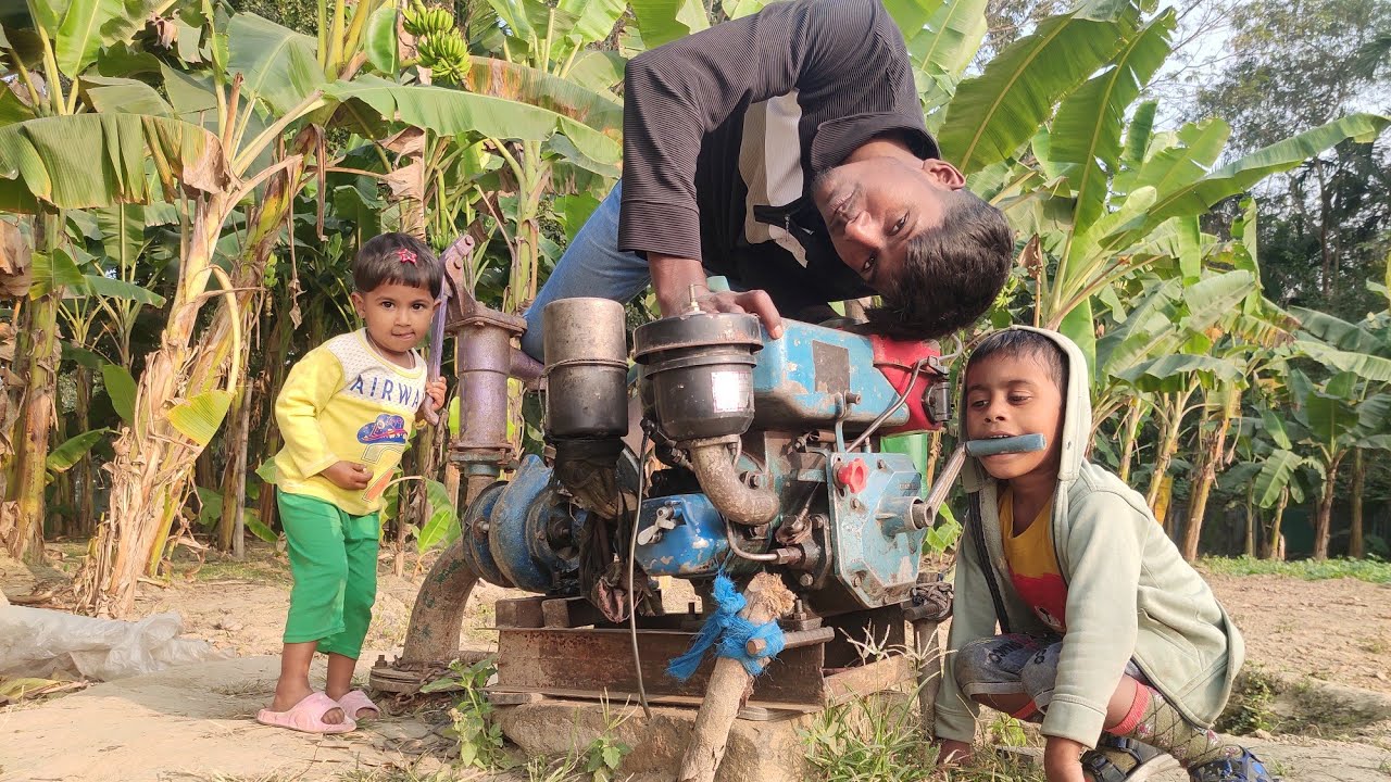Bangladeshi Selo Machine State Full Process Video By Water Pump Machine