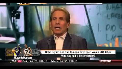 Espn First Take   Better Career Tim Duncan or Kobe Bryant !