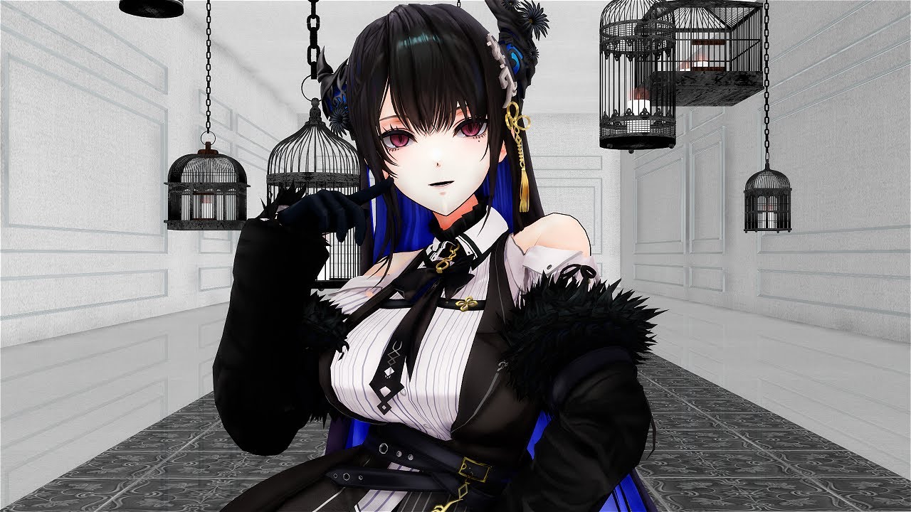 Nerissa Ravencroft - Goodnight Kiss【Hololive MMD】#RavenCrafts