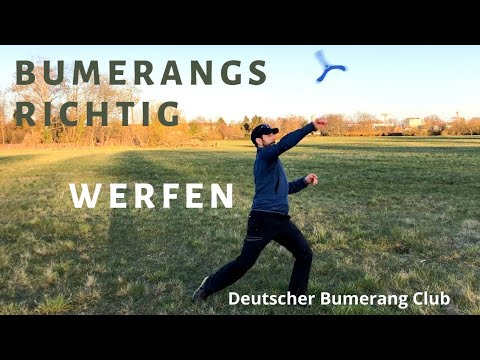 Video: 5 Möglichkeiten, einen Bumerang zu werfen