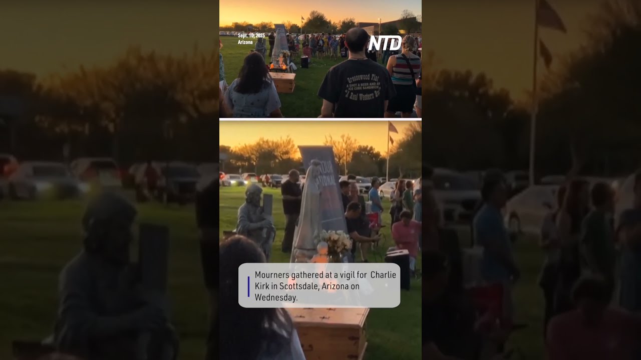 Americans Gather For Vigil In Tribute To Charlie Kirk