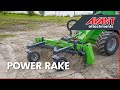 Avant attachments: Power rake