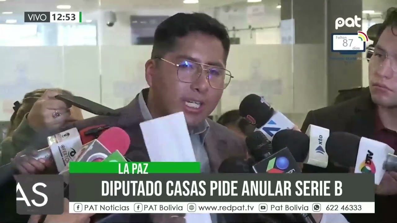 Diputado propone eliminar billetes de la Serie B tras polémica por circulación en El Alto