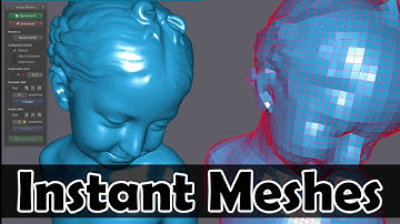 Instant Meshes -- Must Have Free 3D Retopology Tool