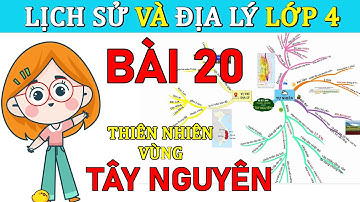 CHỈ 5 PHÚT THUỘC BÀI - Lịch sử Địa lý LỚP 4 - Bài 20- Thiên nhiên VÙNG TÂY NGUYÊN - với SƠ ĐỒ TƯ DUY