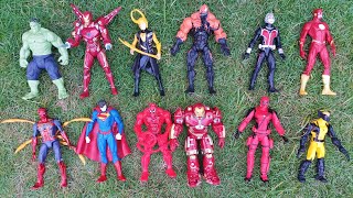Superhero Action Figure, Iron Spiderman, Hulk, Iron Man Mark, Superman, Deadpool, Wolverine, Venom