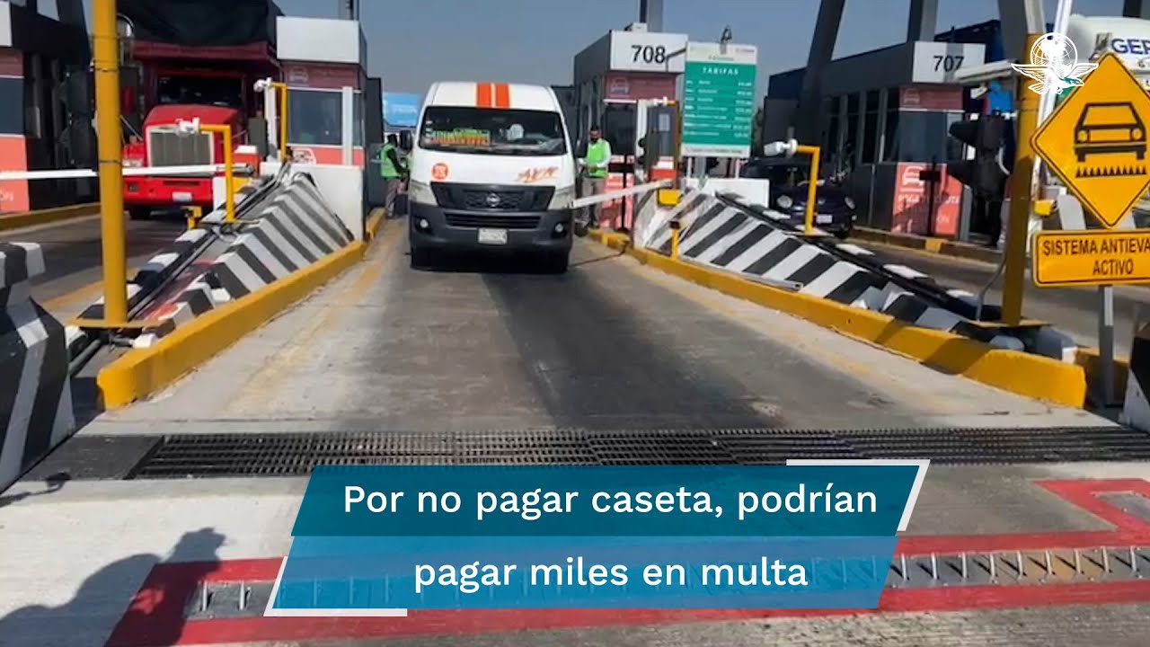 Choferes pagan caseta de las Américas, ante 