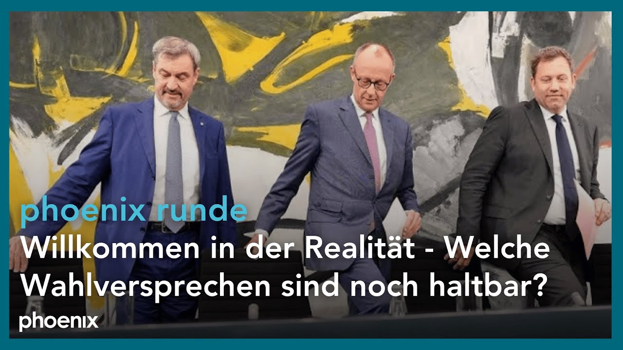 phoenix runde: Willkommen in der Realität - Welche Wahlversprechen sind noch haltbar?