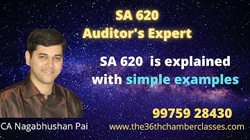 Standards on Auditing (SA) - 620 - Auditor