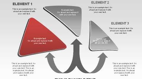 Triangle Concept Shapes for PowerPoint by PoweredTemplate.com