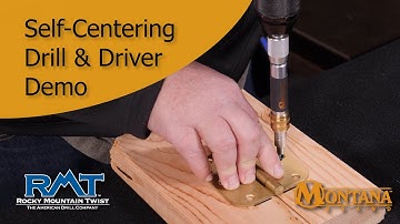 BEST HINGE BIT!  Self-Centering Drill and Drive Hinge and Bracket Tool from Montana Brand Tools